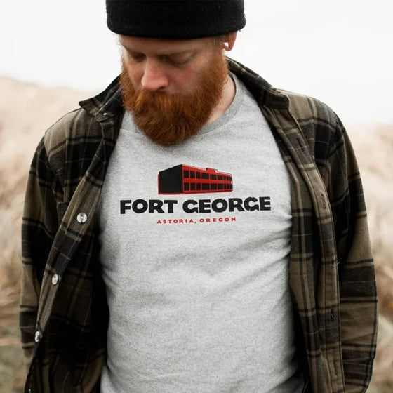 Gray Fort Tee