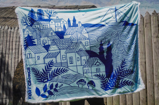 City of Dreams Plush Blanket