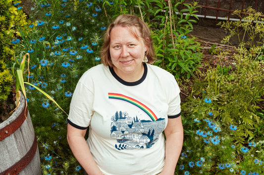 City of Rainbows Ringer Tee