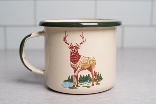 Lower Columbia Stag - Emalco Mug