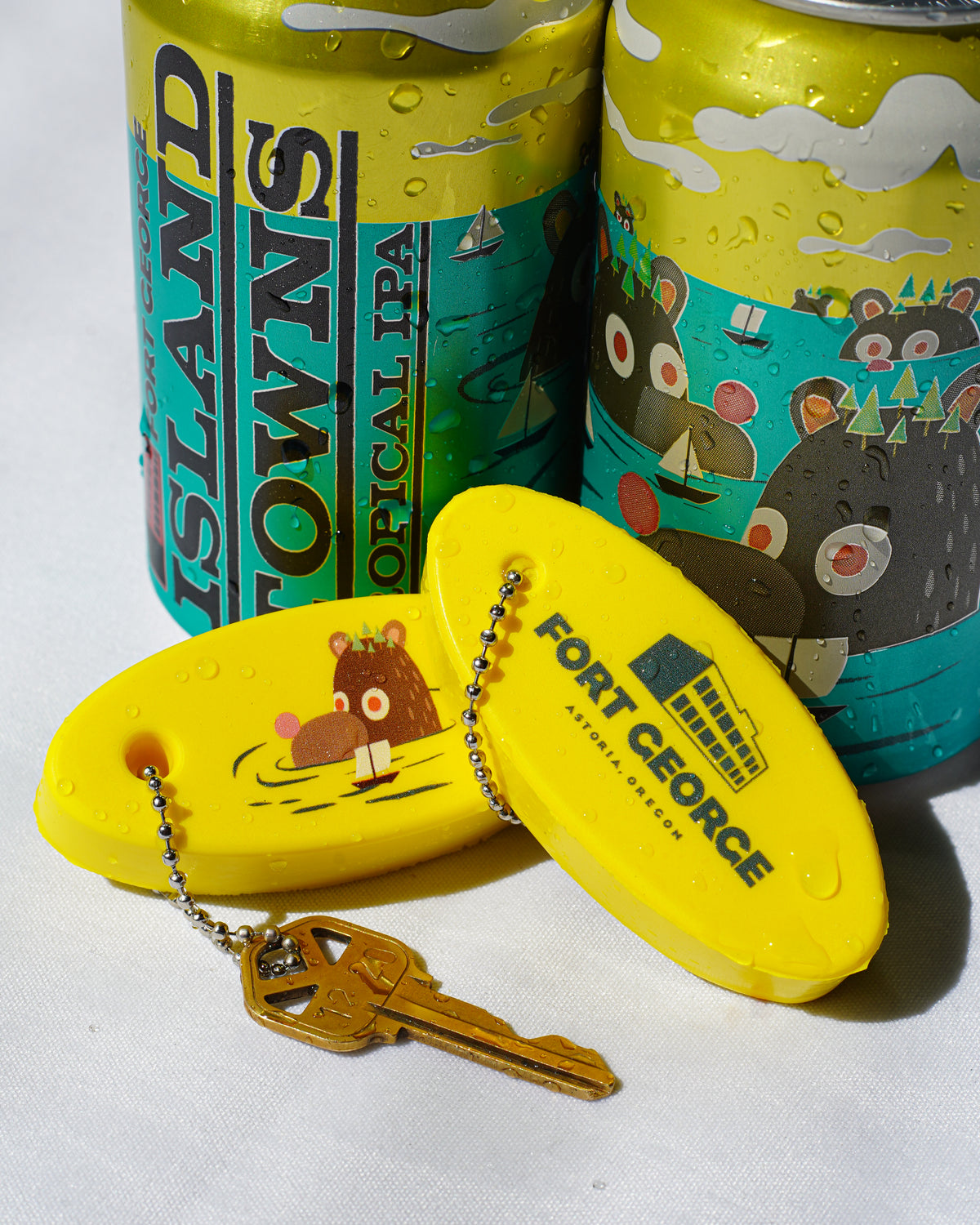 Island Towns Floaty Keychain