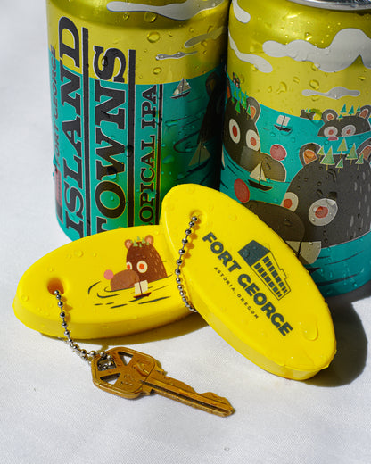Island Towns Floaty Keychain