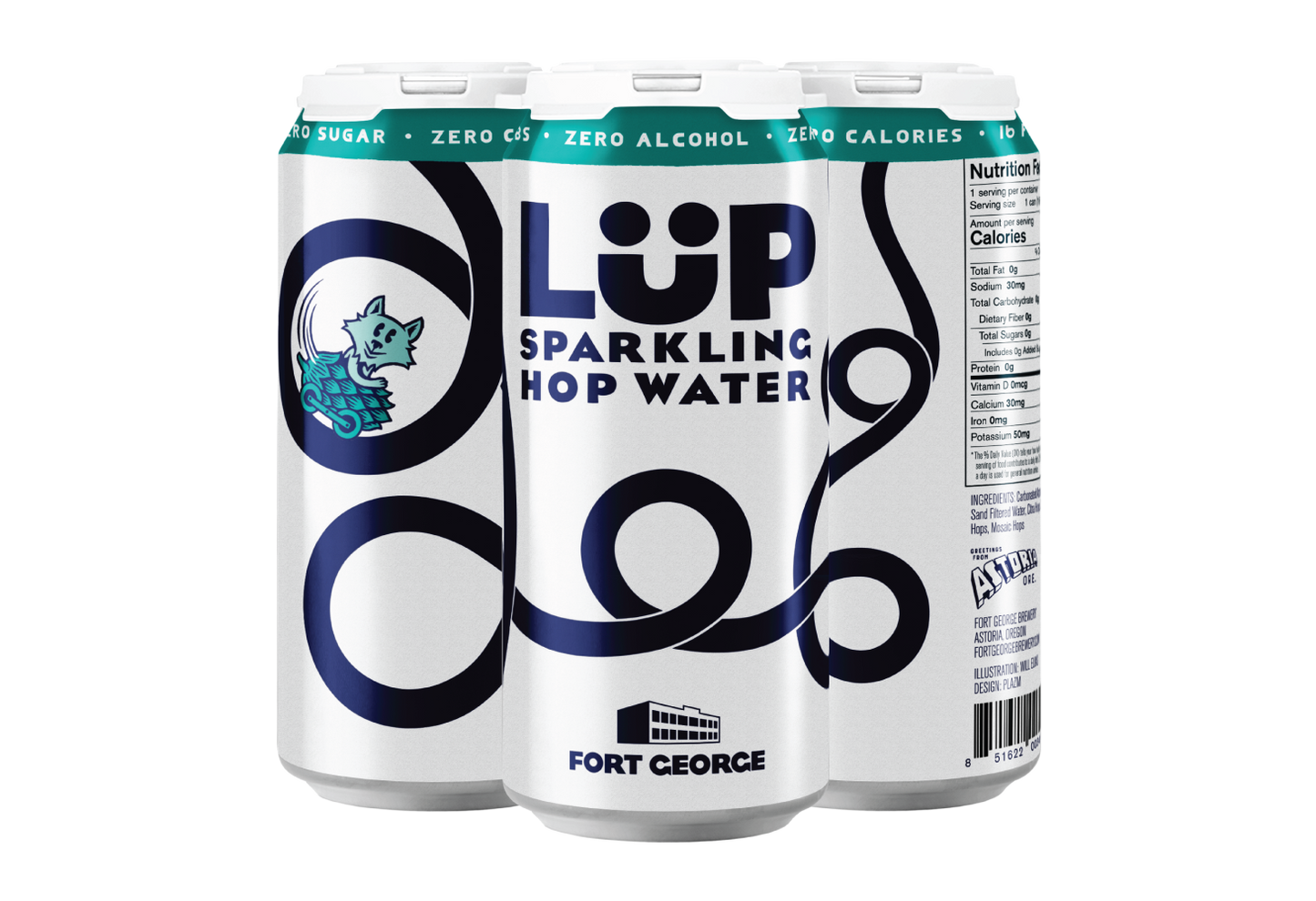 LüP Water - NA Sparkling Hop Water from Fort George