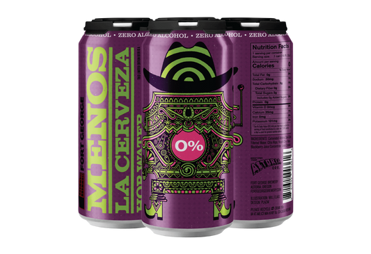 Menos la Cerveza - Blackberry Lime Hop Water NON-ALCOHOLIC