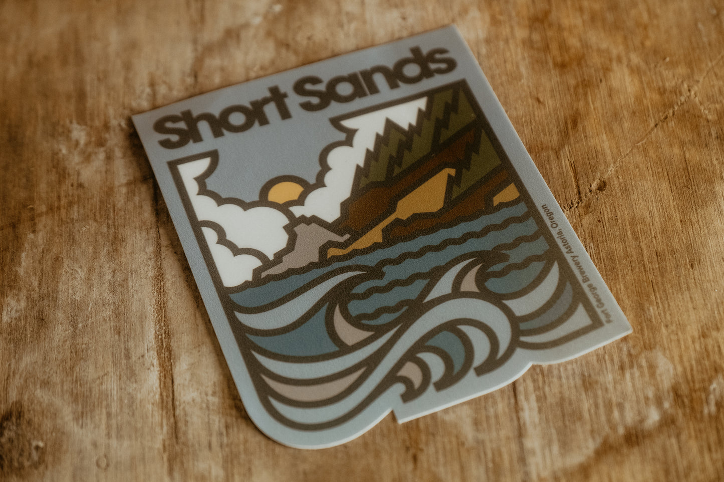 Short Sands Sticker