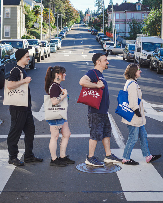 Greetings from Astoria Tote Bags