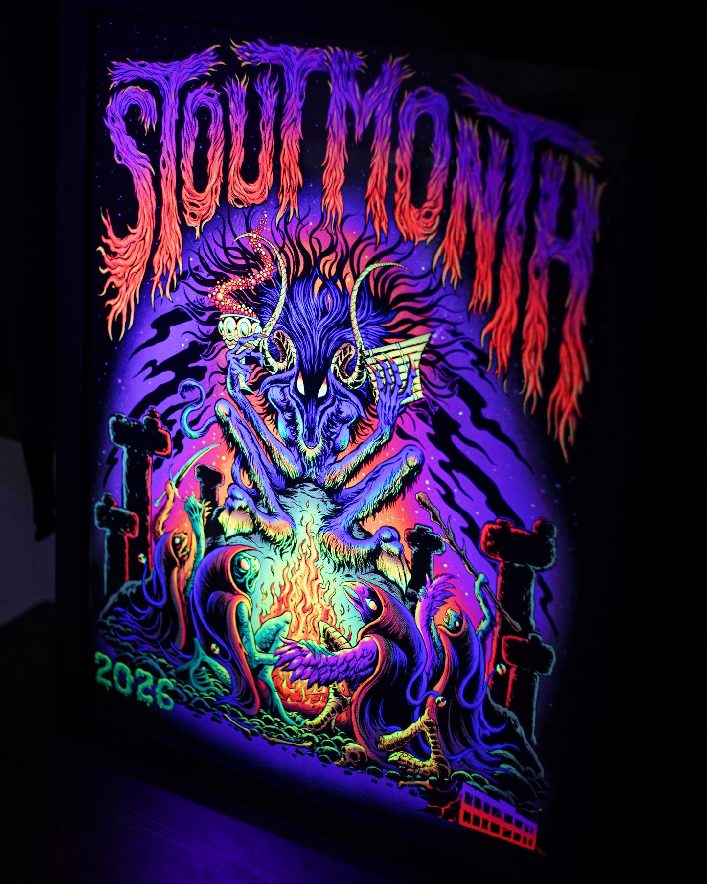 STOMO Black Light Poster - 2026